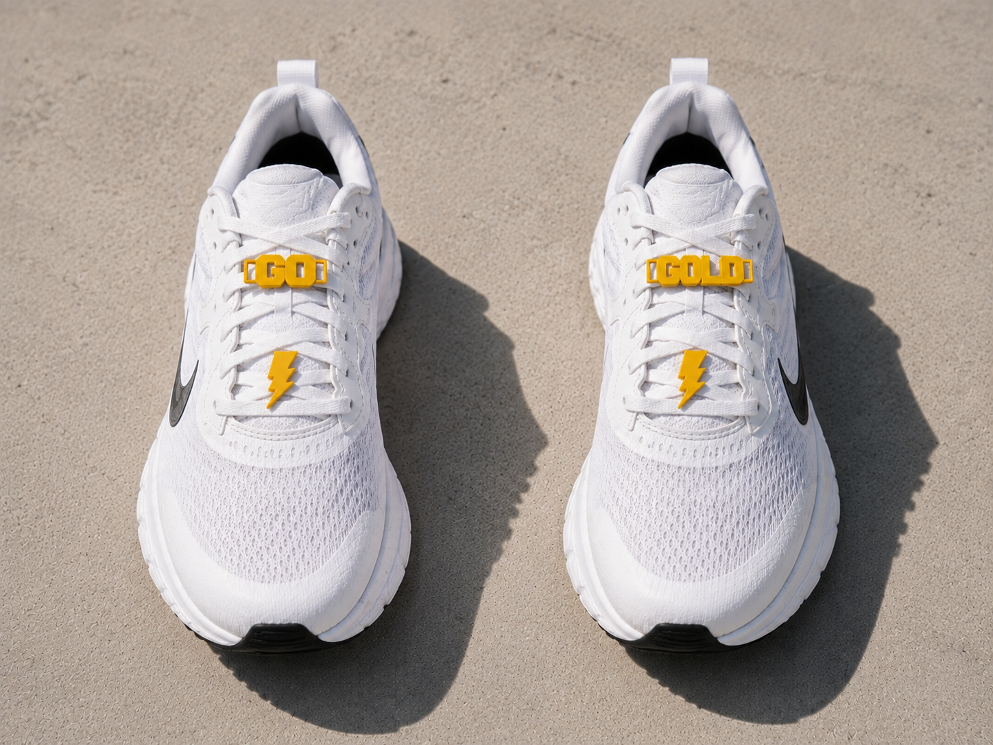 Gold Sports Carnival Shoelace Charms