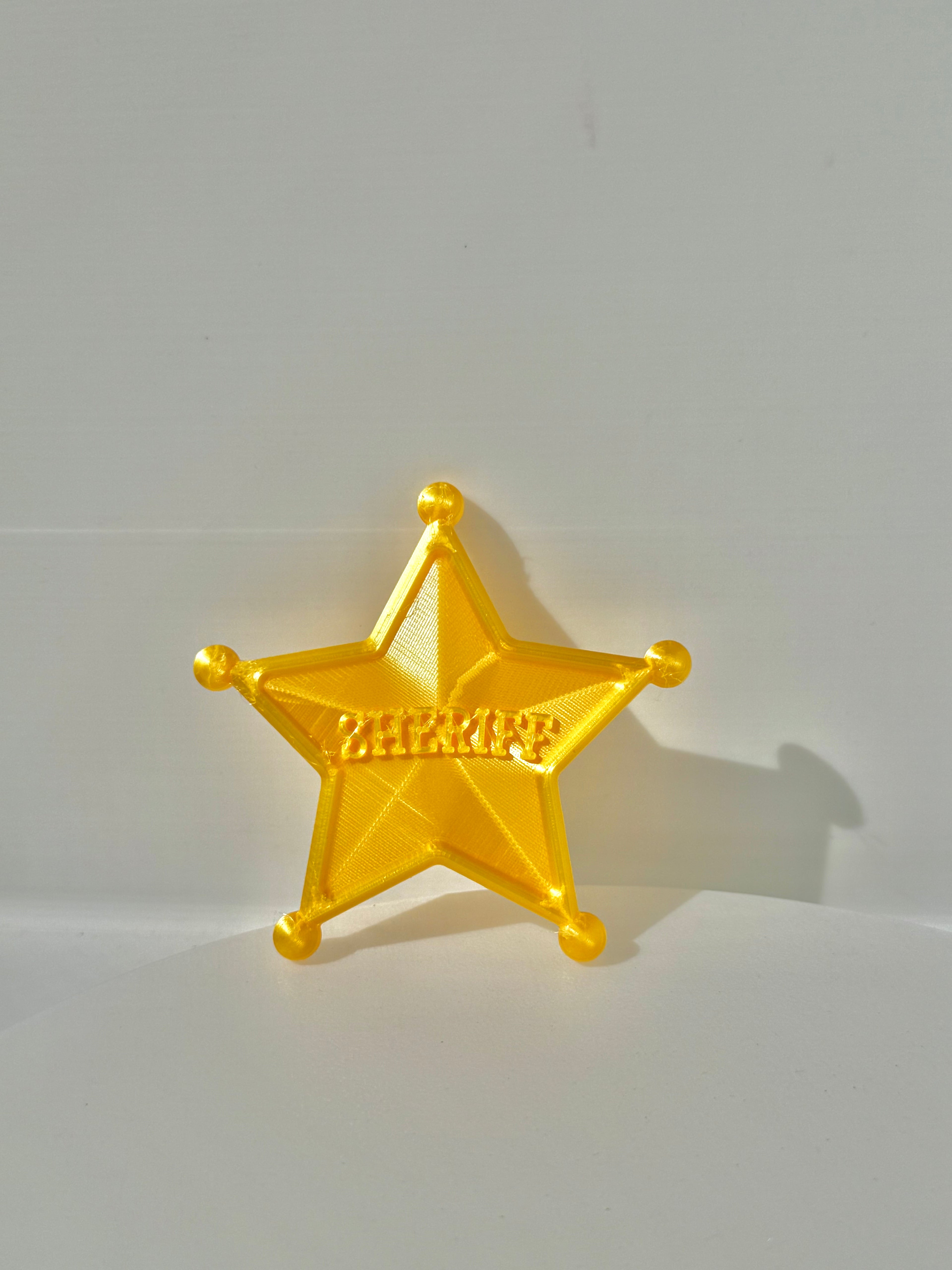 Sherif Badge Costume Prop