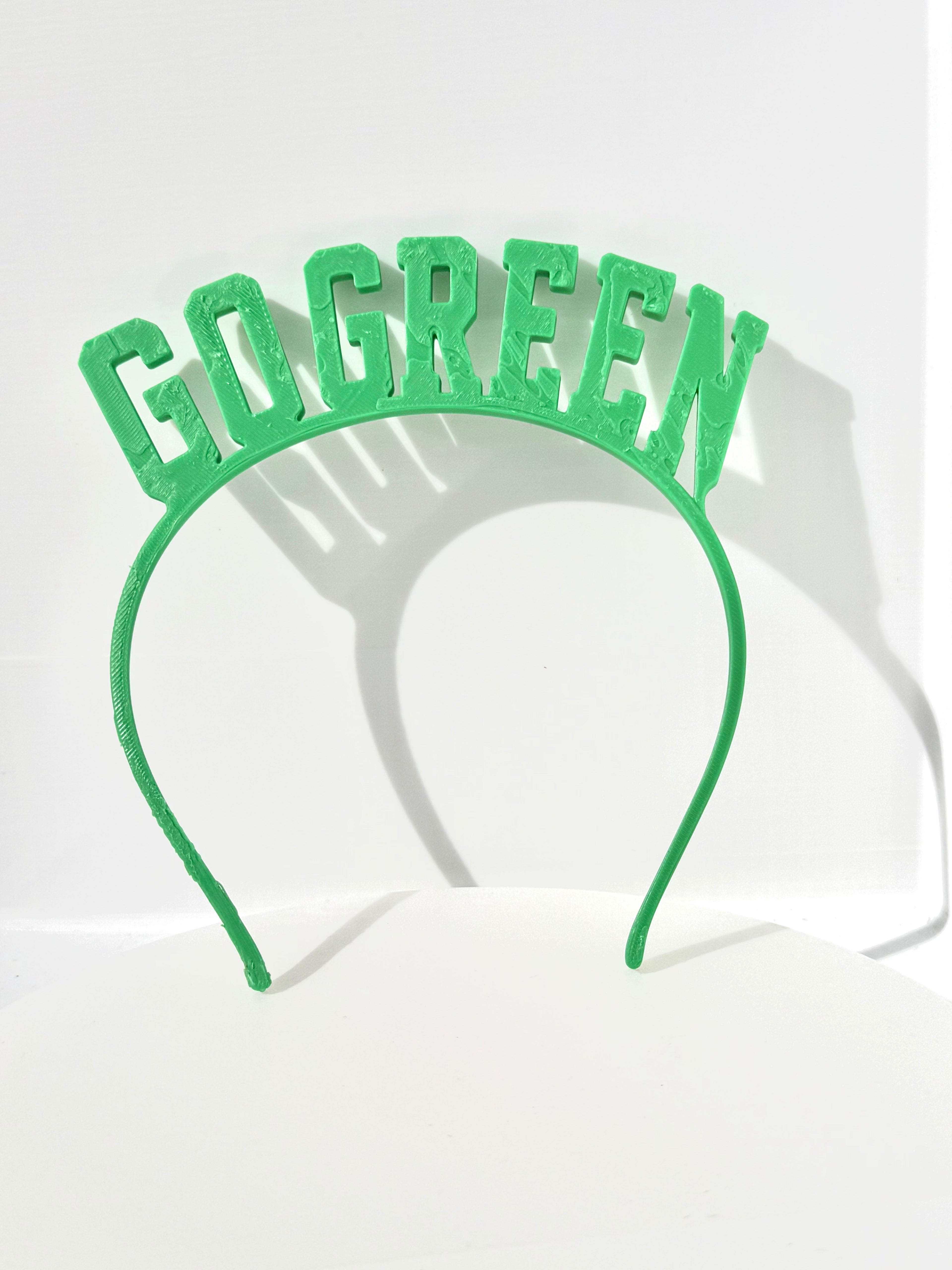 Go Green Sports Carnival Headband